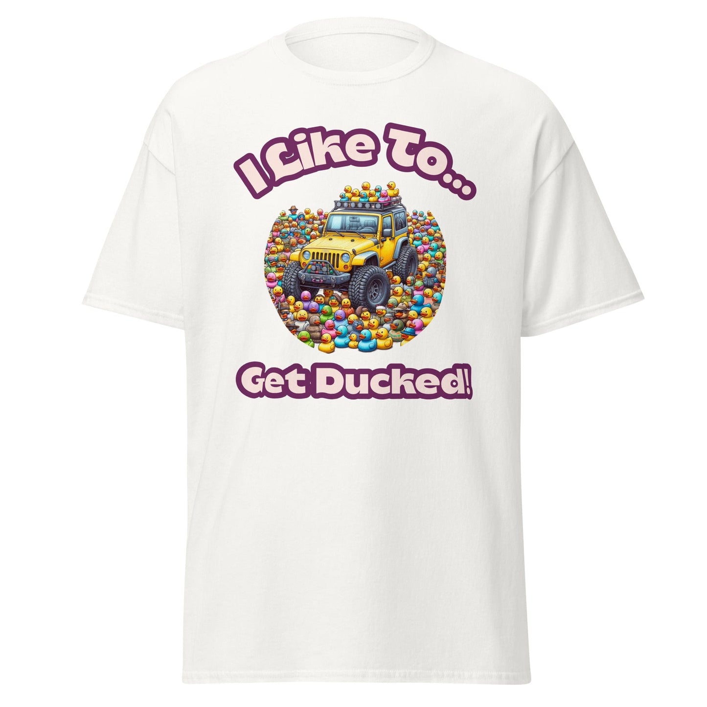 Liberty & Lead Apparel T-Shirts White / S Duck Duck Jeep Jeep Lovers Get Ducked - Men's Classic Tee