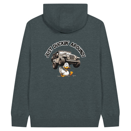 Liberty & Lead Apparel Print Material Duck Duck Jeep Just Duckin' Around Jeep Lovers - Unisex Zip Hoodies