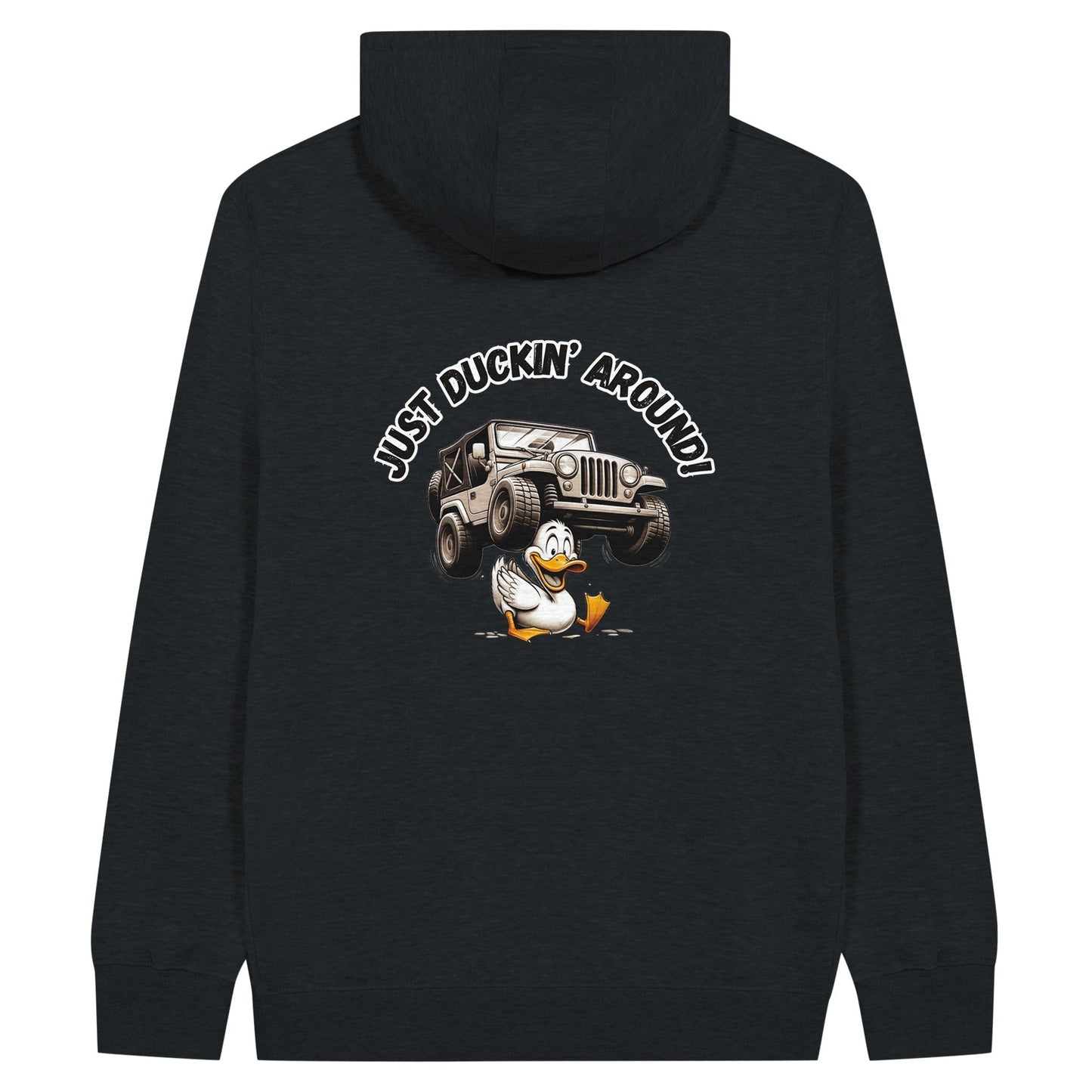 Liberty & Lead Apparel Print Material Black / S Duck Duck Jeep Just Duckin' Around Jeep Lovers - Unisex Zip Hoodies