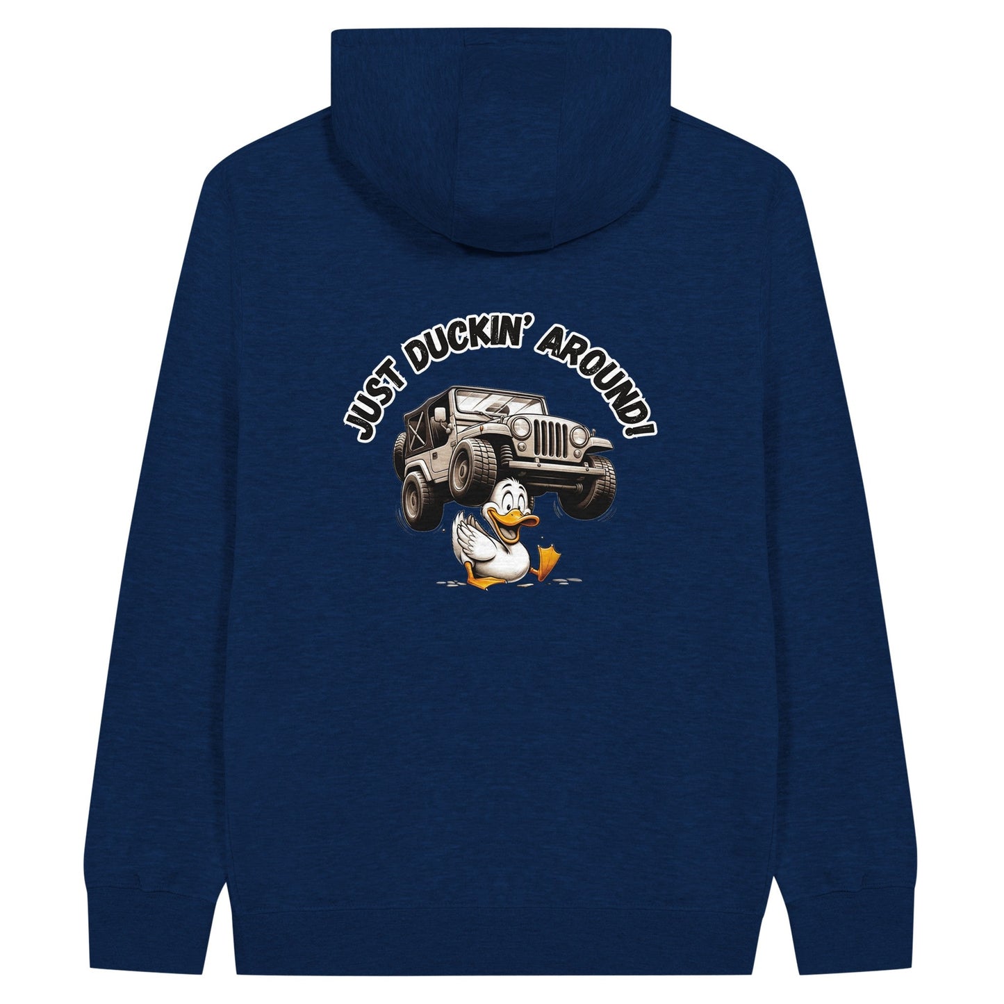 Liberty & Lead Apparel Print Material Navy / S Duck Duck Jeep Just Duckin' Around Jeep Lovers - Unisex Zip Hoodies