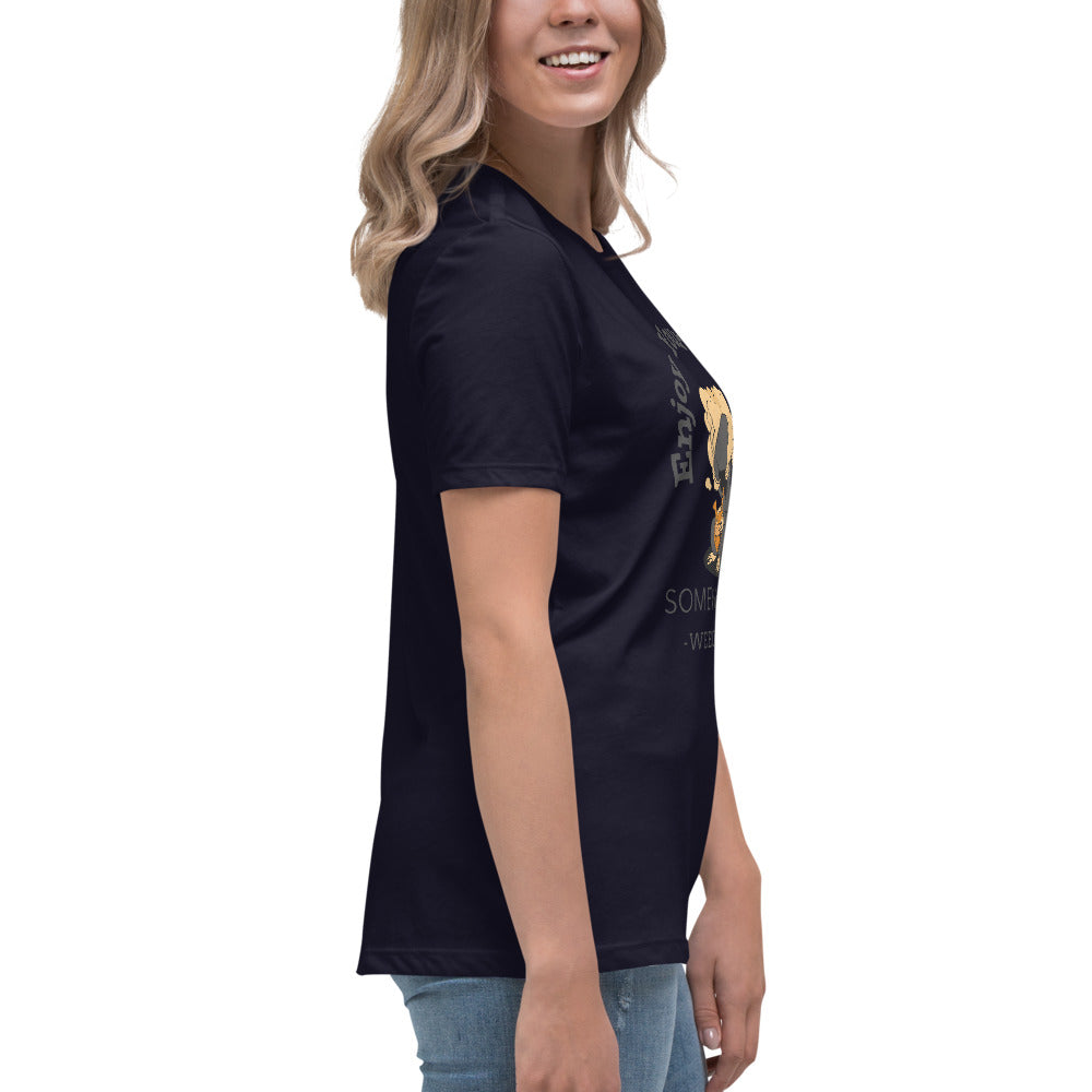 Liberty & Lead Apparel Enjoy Your Smoke - Ladies Relaxed Tee