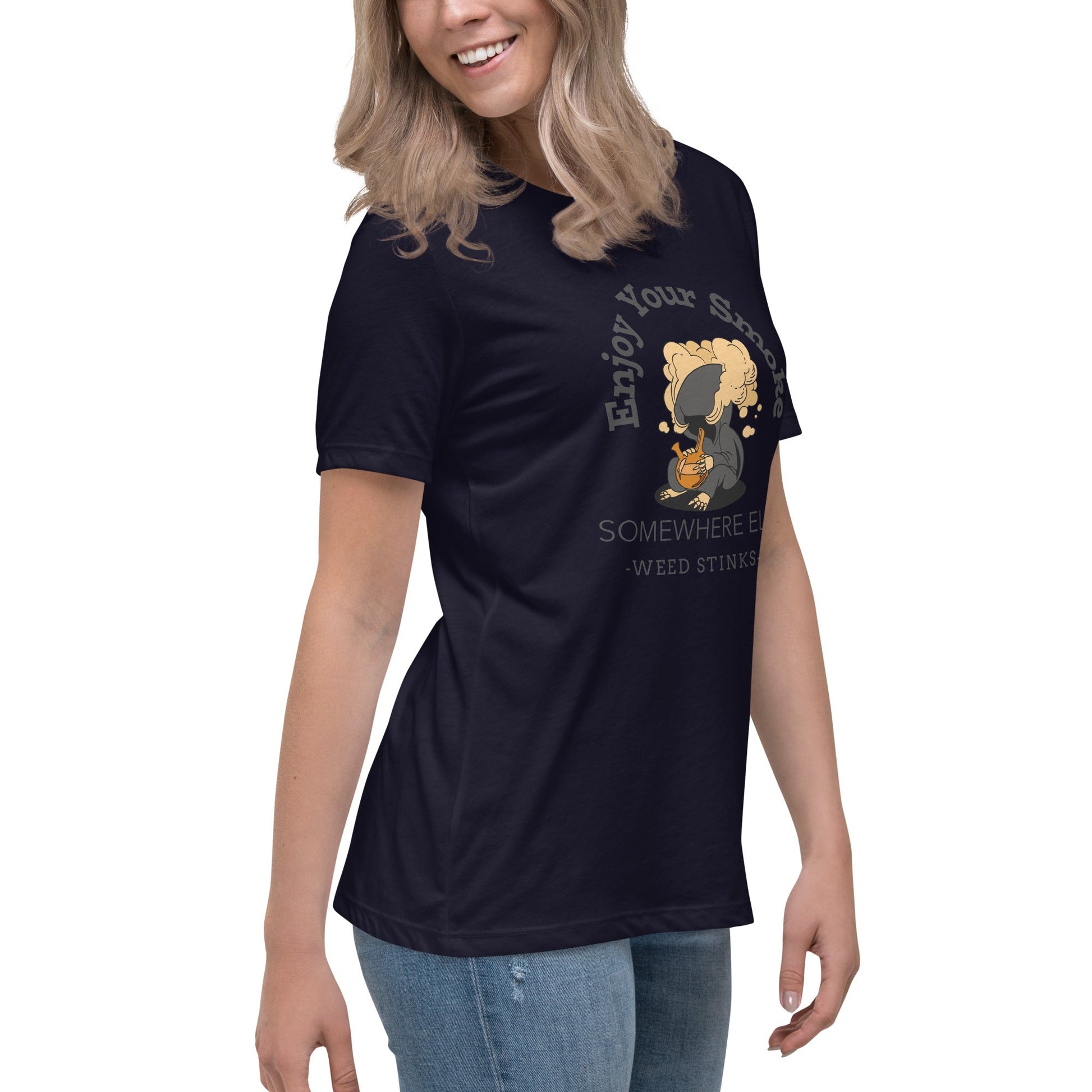 Liberty & Lead Apparel Enjoy Your Smoke - Ladies Relaxed Tee