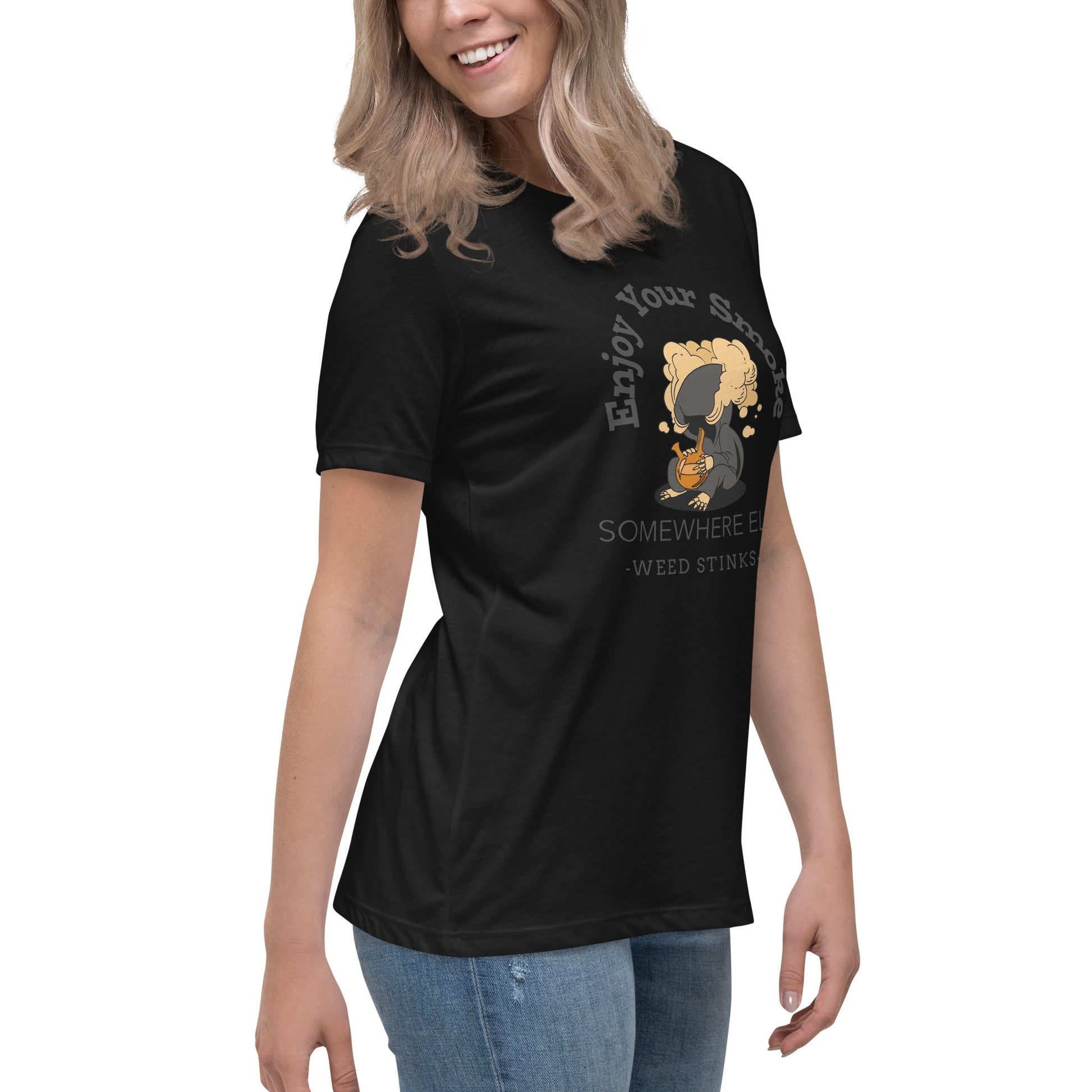 Liberty & Lead Apparel Enjoy Your Smoke - Ladies Relaxed Tee