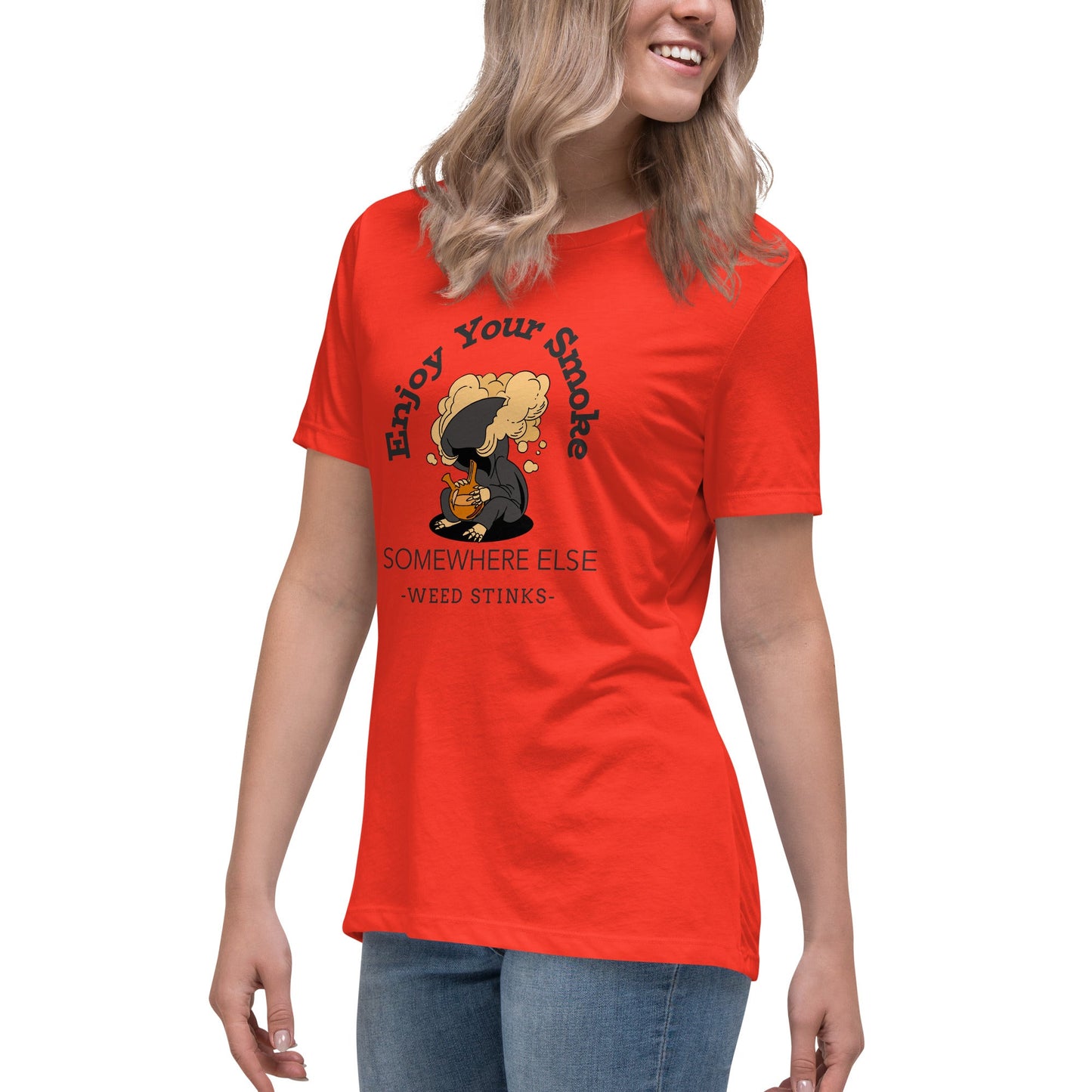 Liberty & Lead Apparel Enjoy Your Smoke - Ladies Relaxed Tee