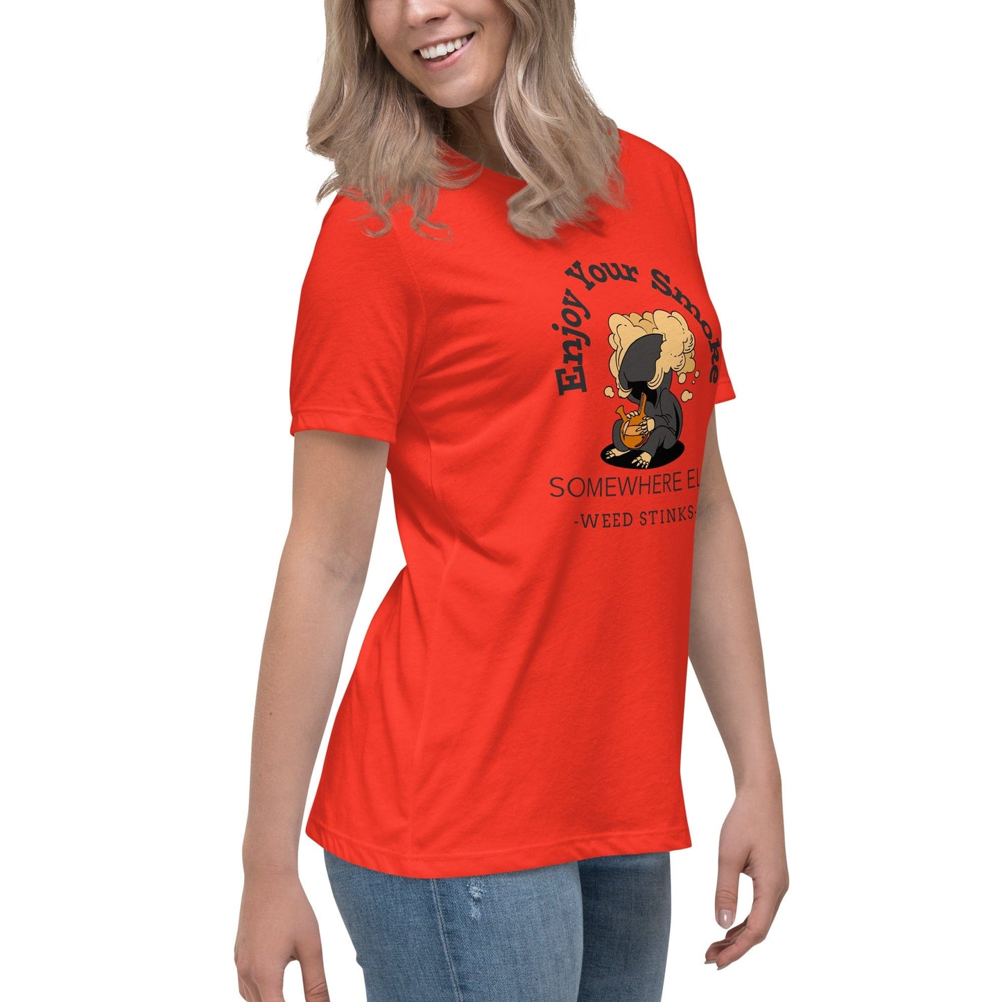 Liberty & Lead Apparel Enjoy Your Smoke - Ladies Relaxed Tee