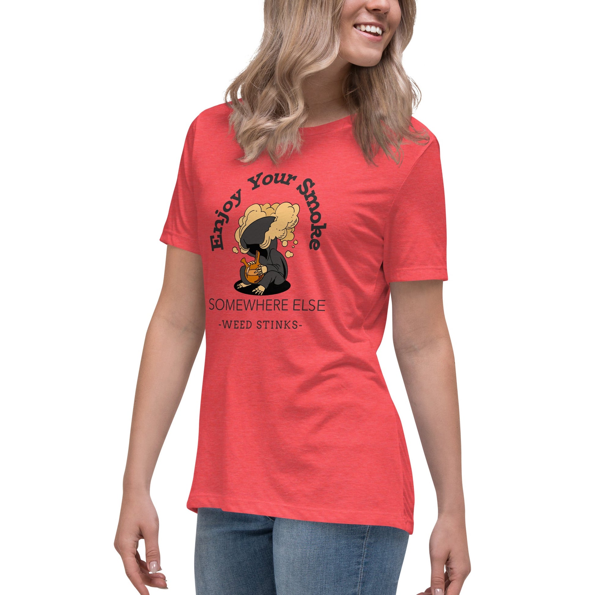 Liberty & Lead Apparel Enjoy Your Smoke - Ladies Relaxed Tee