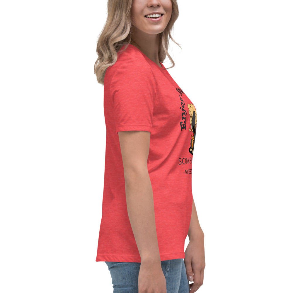 Liberty & Lead Apparel Enjoy Your Smoke - Ladies Relaxed Tee