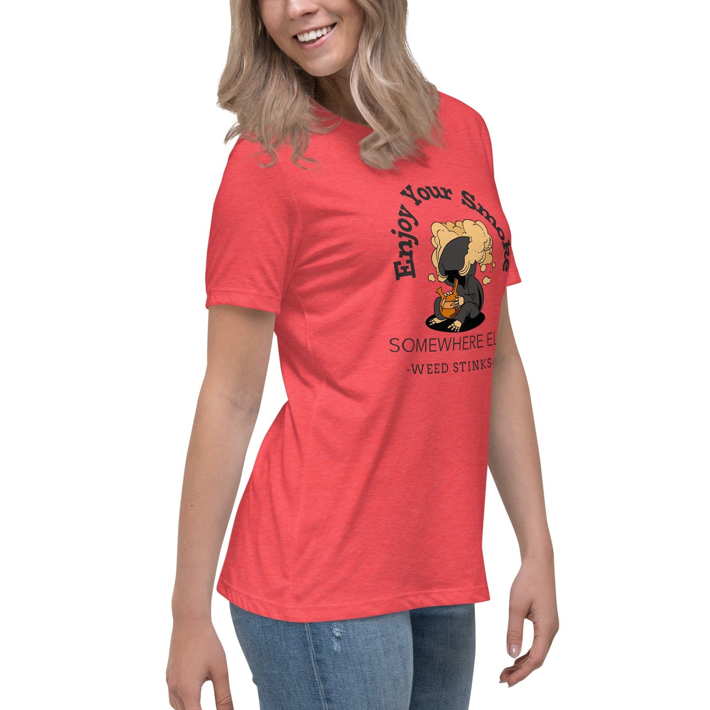 Liberty & Lead Apparel Enjoy Your Smoke - Ladies Relaxed Tee