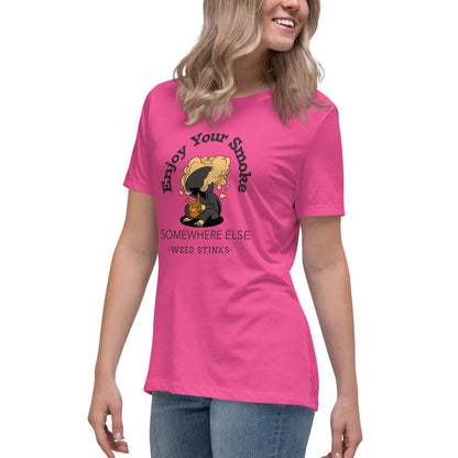 Liberty & Lead Apparel Enjoy Your Smoke - Ladies Relaxed Tee