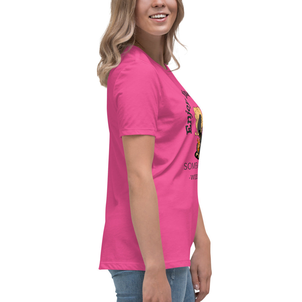 Liberty & Lead Apparel Enjoy Your Smoke - Ladies Relaxed Tee