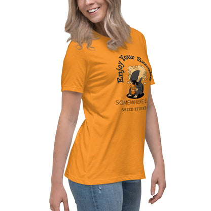 Liberty & Lead Apparel Enjoy Your Smoke - Ladies Relaxed Tee