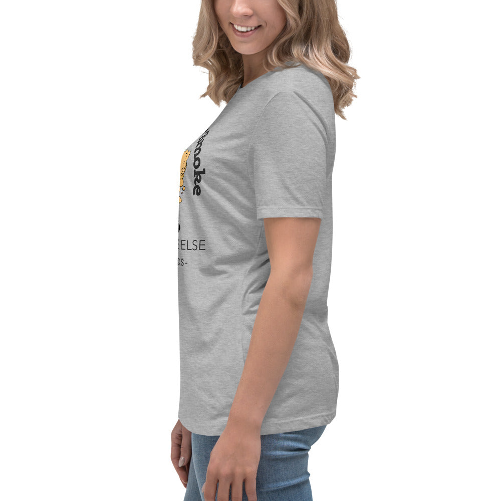 Liberty & Lead Apparel Enjoy Your Smoke - Ladies Relaxed Tee