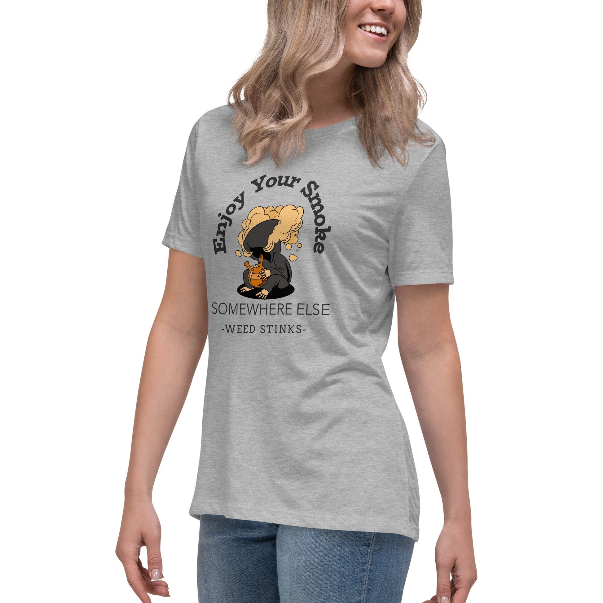 Liberty & Lead Apparel Enjoy Your Smoke - Ladies Relaxed Tee