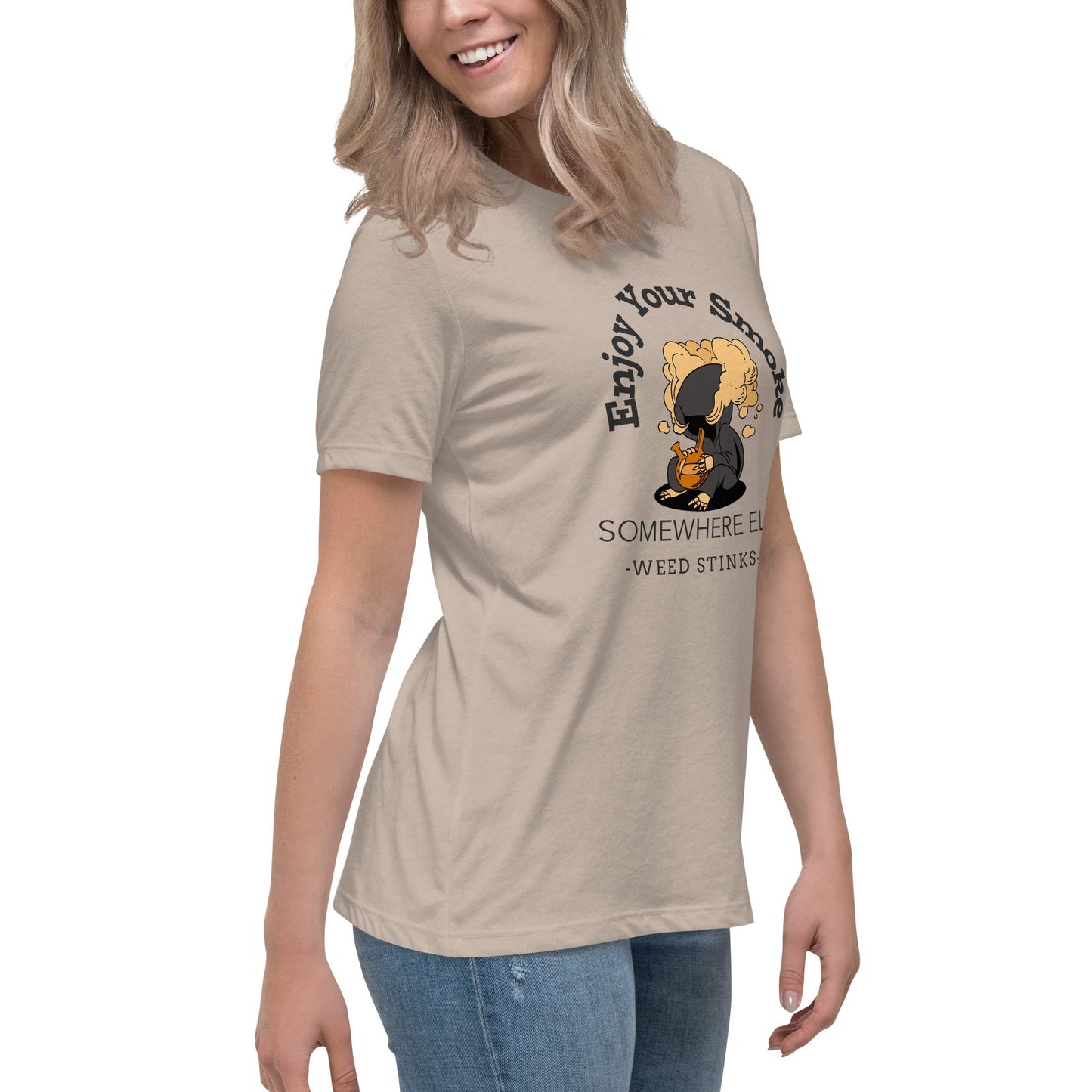 Liberty & Lead Apparel Enjoy Your Smoke - Ladies Relaxed Tee