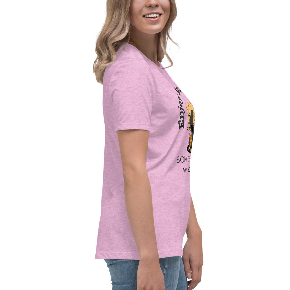 Liberty & Lead Apparel Enjoy Your Smoke - Ladies Relaxed Tee