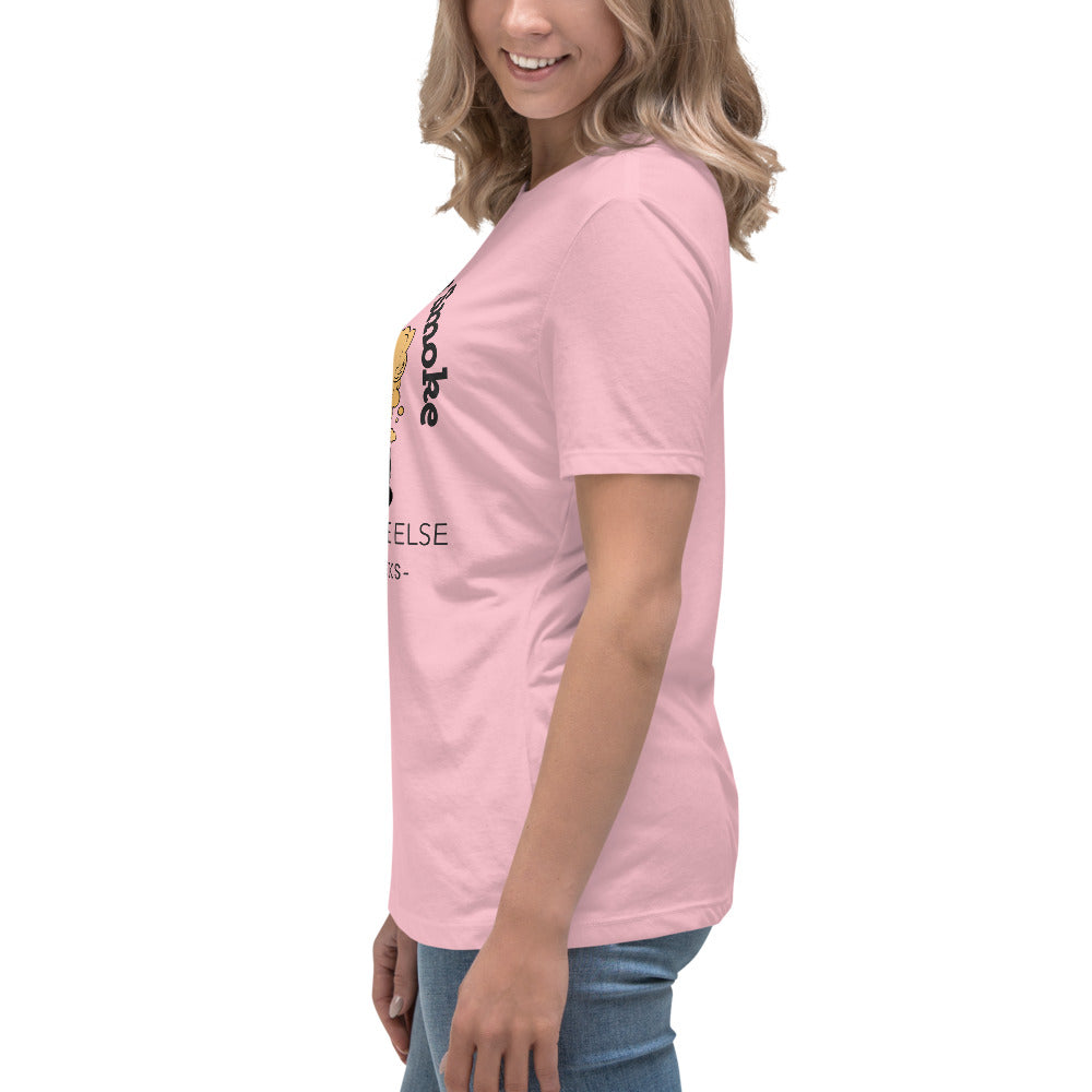 Liberty & Lead Apparel Enjoy Your Smoke - Ladies Relaxed Tee