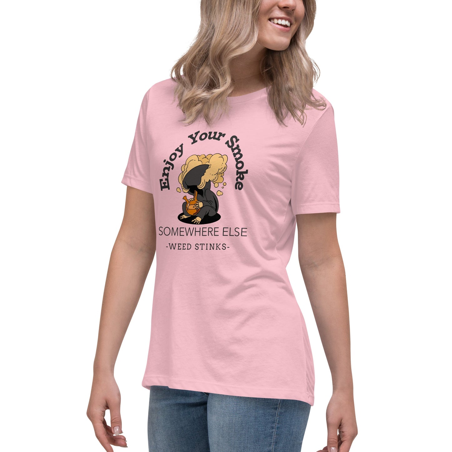 Liberty & Lead Apparel Enjoy Your Smoke - Ladies Relaxed Tee