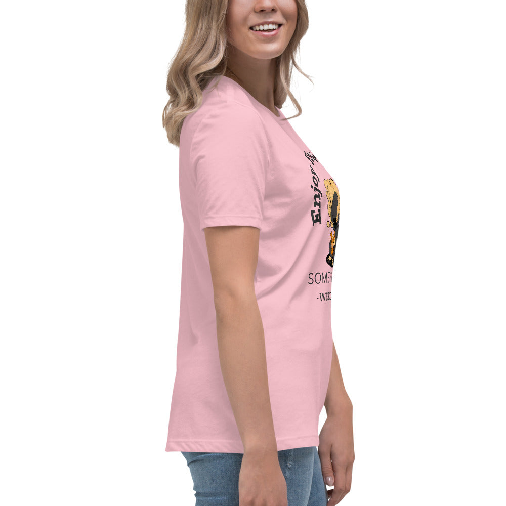 Liberty & Lead Apparel Enjoy Your Smoke - Ladies Relaxed Tee