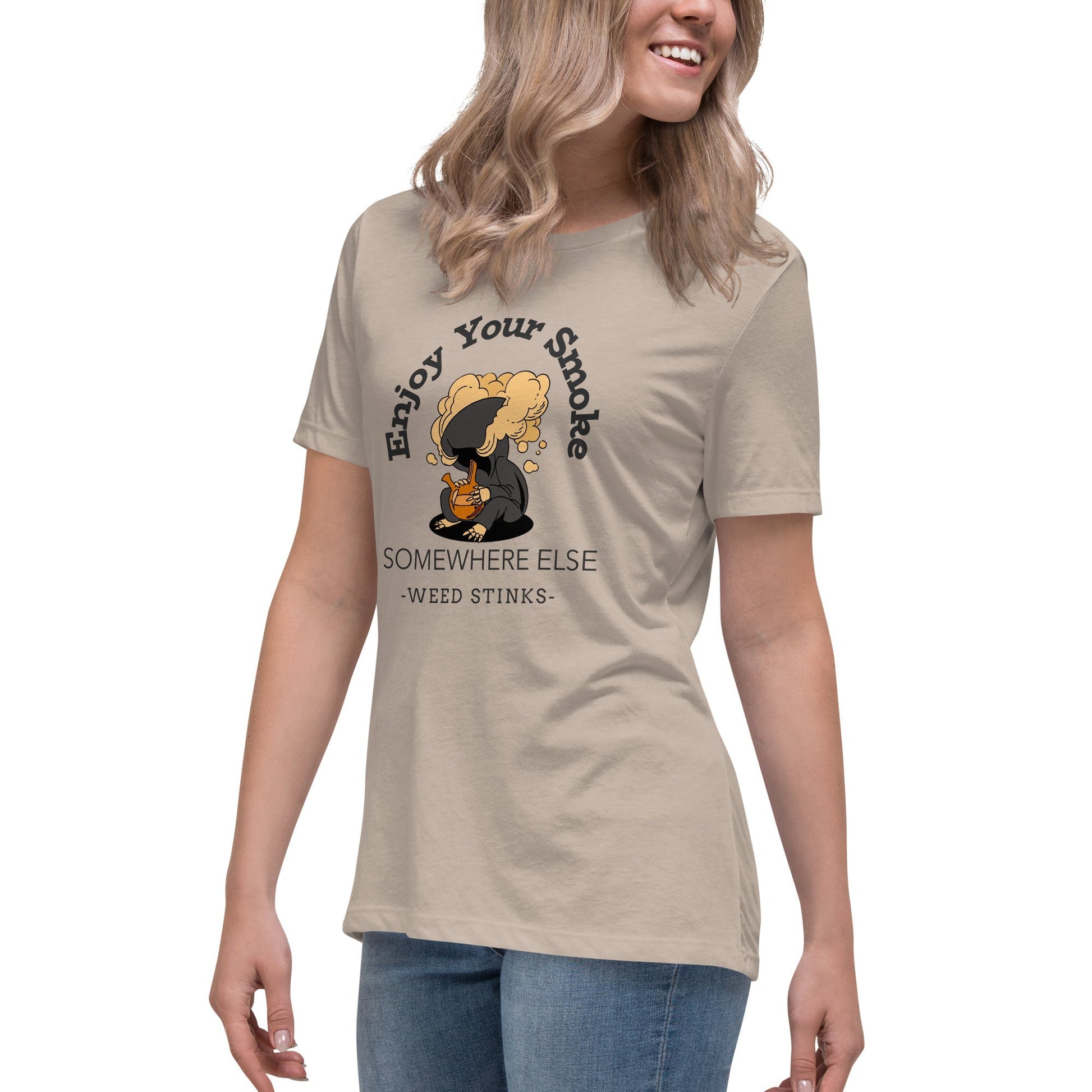 Liberty & Lead Apparel Enjoy Your Smoke - Ladies Relaxed Tee