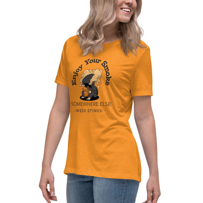 Liberty & Lead Apparel Enjoy Your Smoke - Ladies Relaxed Tee