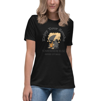 Liberty & Lead Apparel Black / S Enjoy Your Smoke - Ladies Relaxed Tee