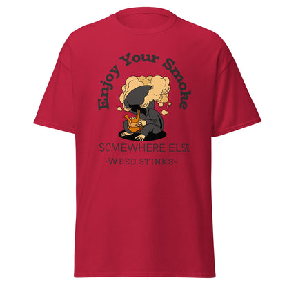 Liberty & Lead Apparel T-Shirts Cardinal / S Enjoy Your Smoke - Men's Classic Tee