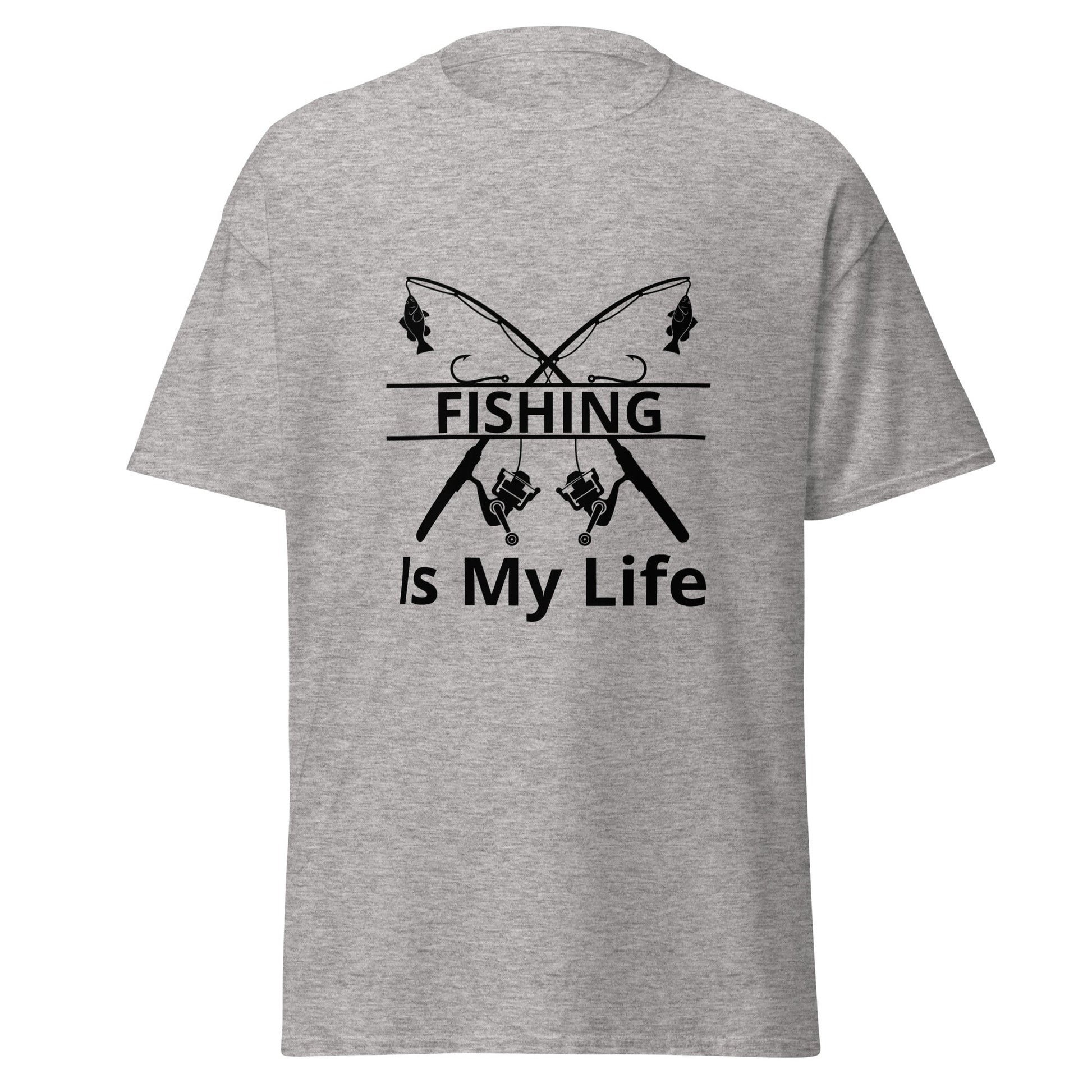 Liberty & Lead Apparel Sport Grey / S Fishing is Life 2 - Men's Classic Tee