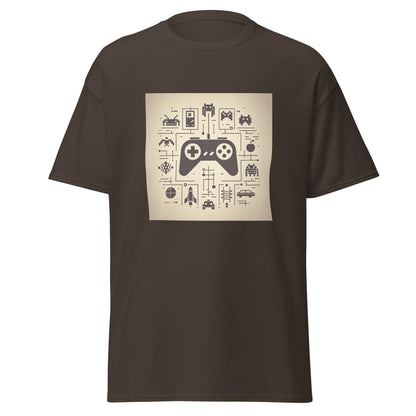 Liberty & Lead Apparel Dark Chocolate / S Gamer - Men's Classic Tee