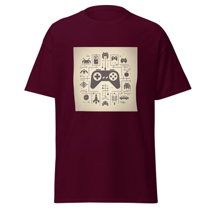 Liberty & Lead Apparel Maroon / S Gamer - Men's Classic Tee