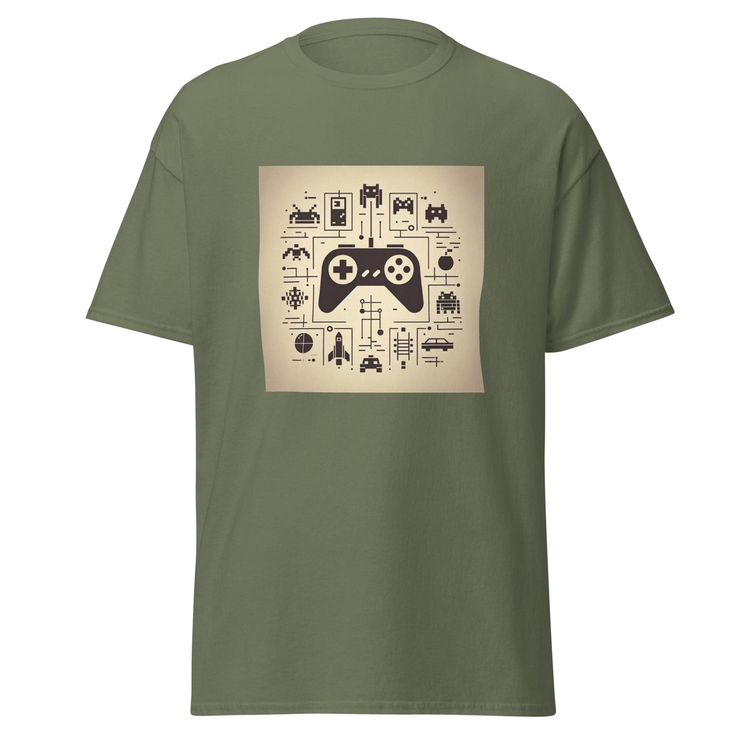 Liberty & Lead Apparel Military Green / S Gamer - Men's Classic Tee