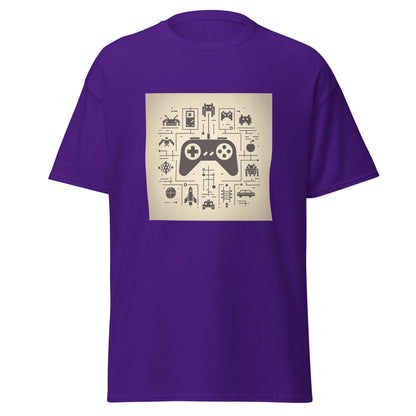 Liberty & Lead Apparel Purple / S Gamer - Men's Classic Tee