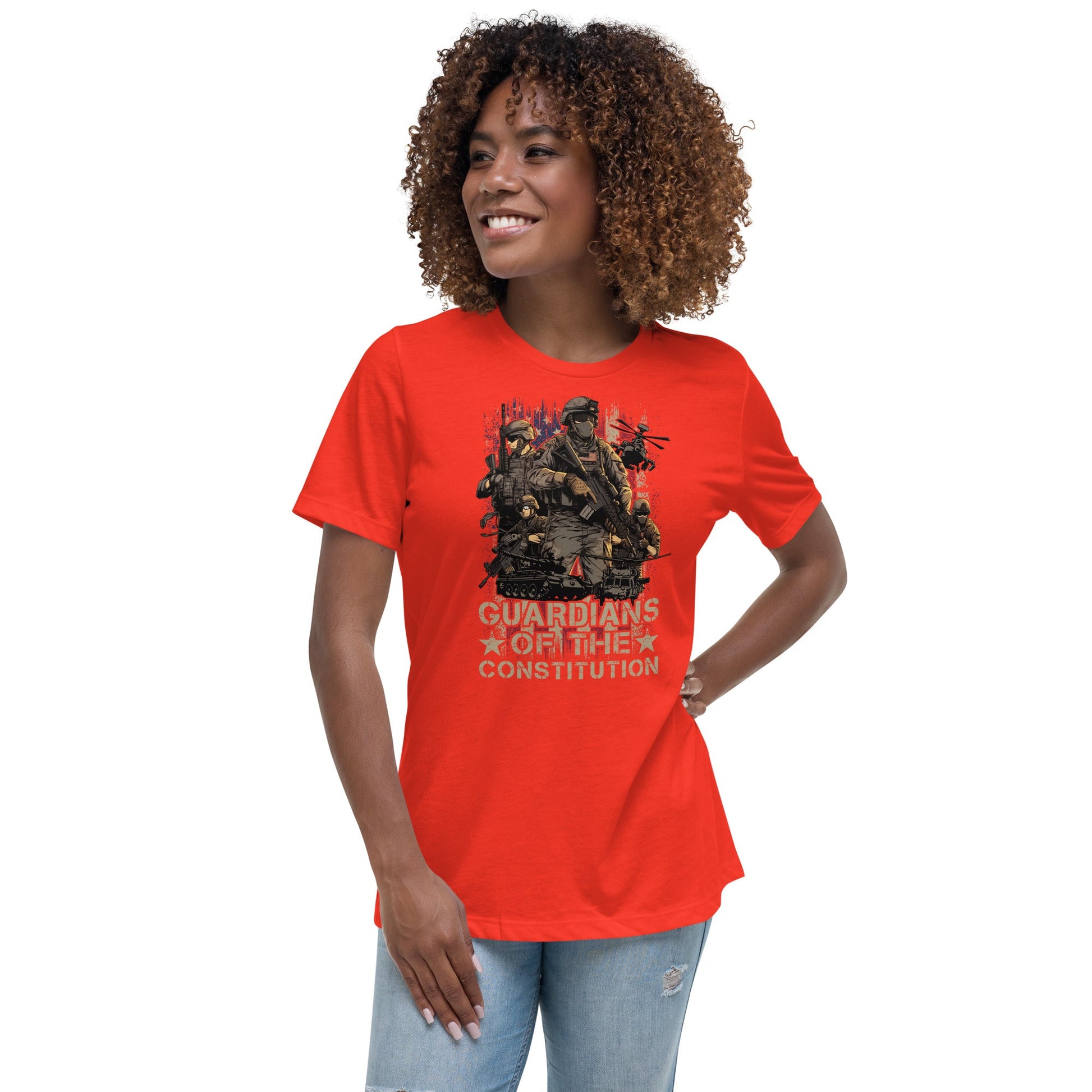 Liberty & Lead Apparel Poppy / S Guardians - Ladies Relaxed Tee