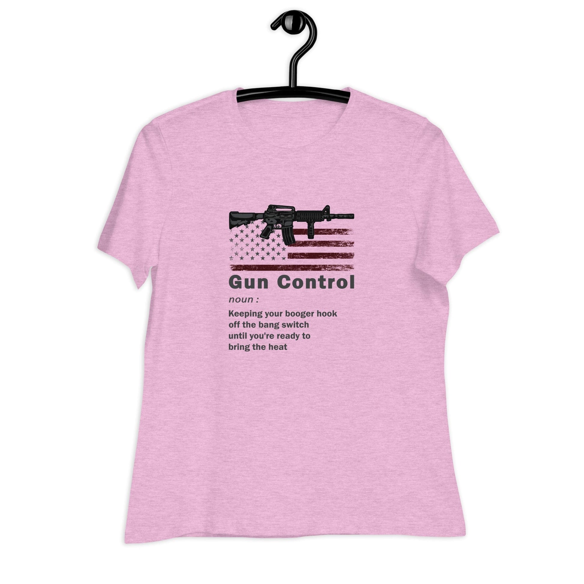 Liberty & Lead Apparel Gun Control 2 - Ladies Relaxed Tee