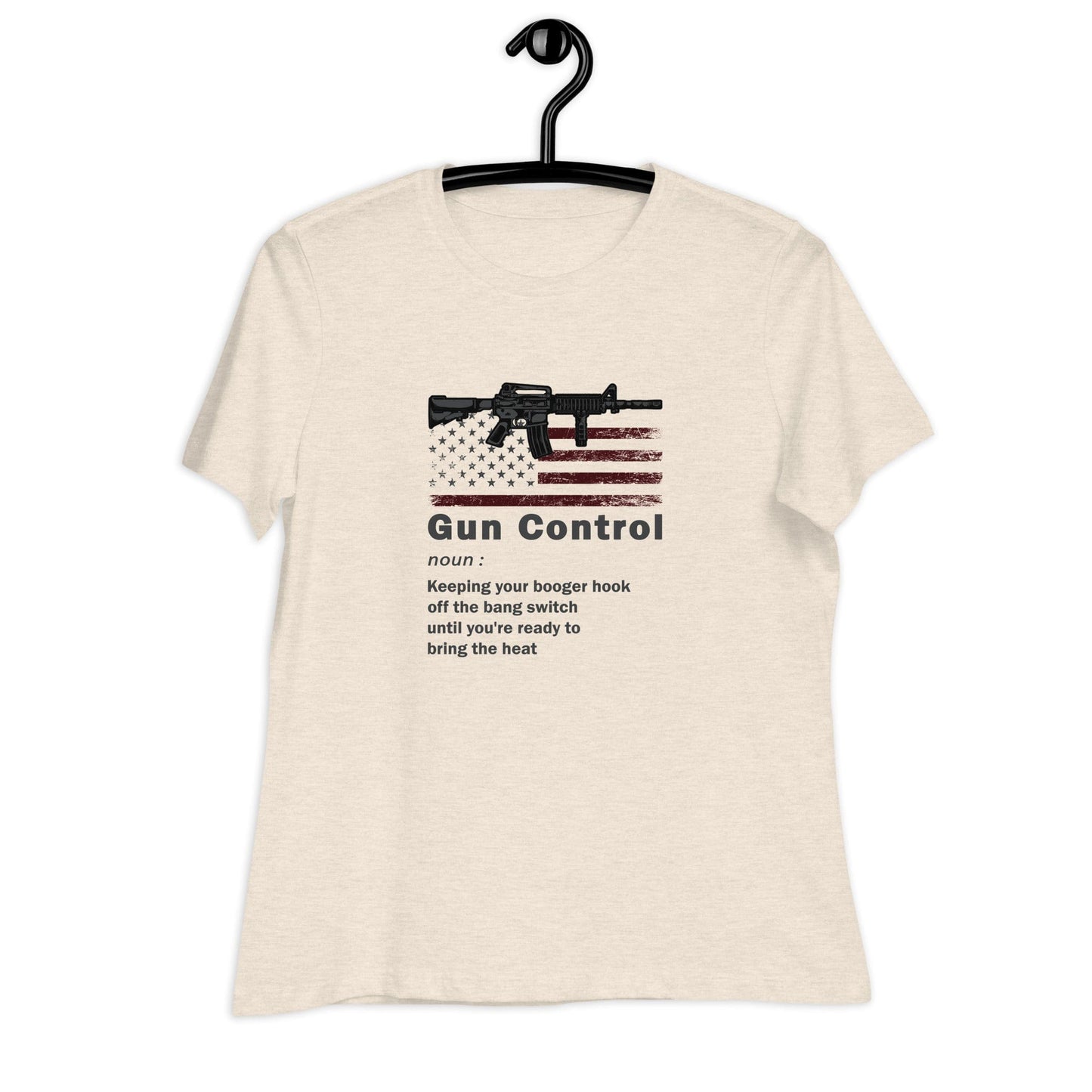 Liberty & Lead Apparel Gun Control 2 - Ladies Relaxed Tee