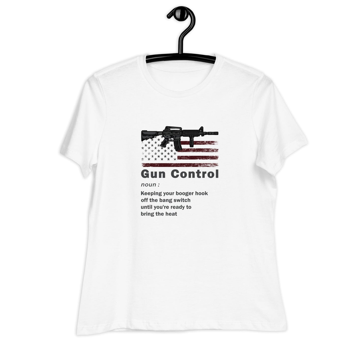 Liberty & Lead Apparel Gun Control 2 - Ladies Relaxed Tee