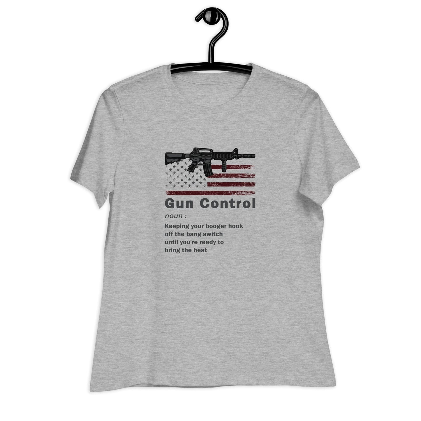 Liberty & Lead Apparel Gun Control 2 - Ladies Relaxed Tee