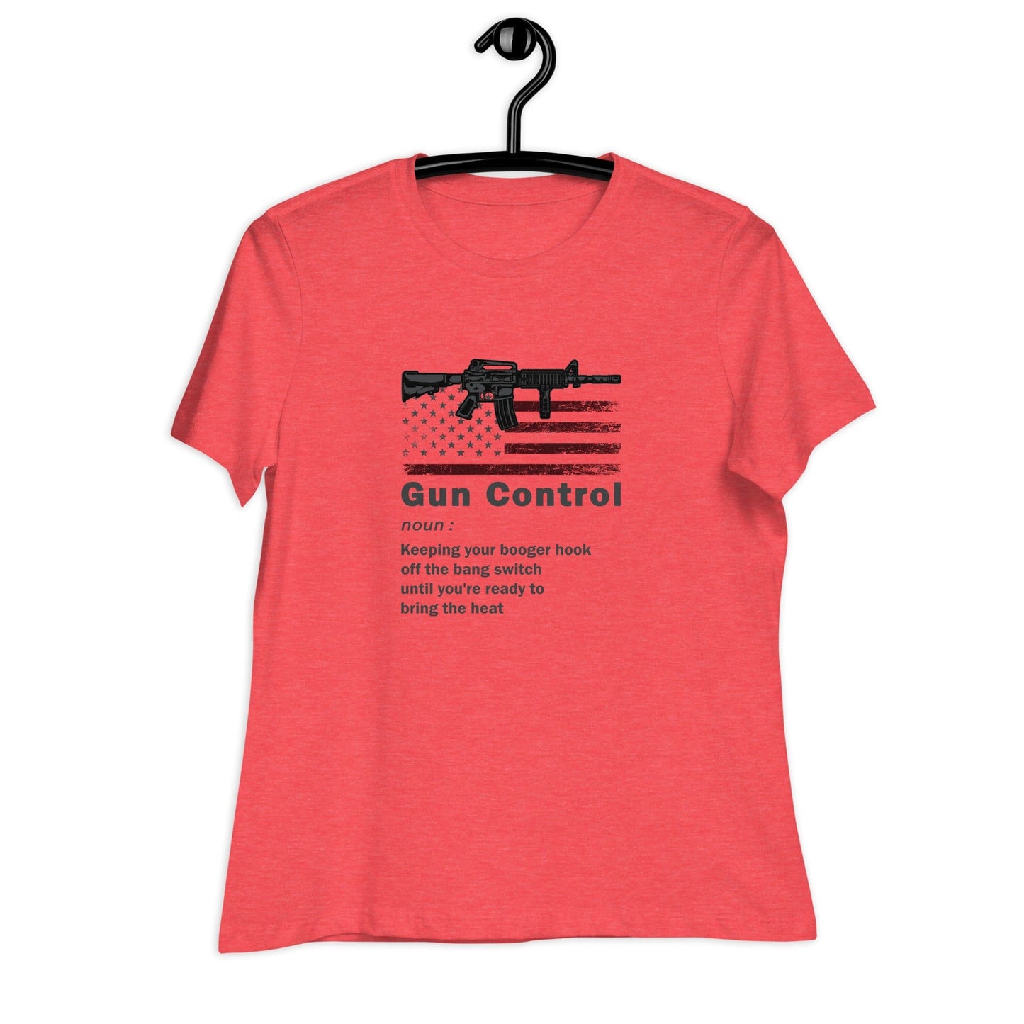 Liberty & Lead Apparel Gun Control 2 - Ladies Relaxed Tee