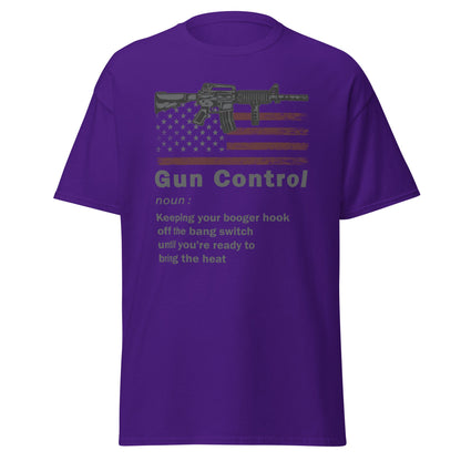 Liberty & Lead Apparel Purple / S Gun Control 2 - Men's Classic Tee