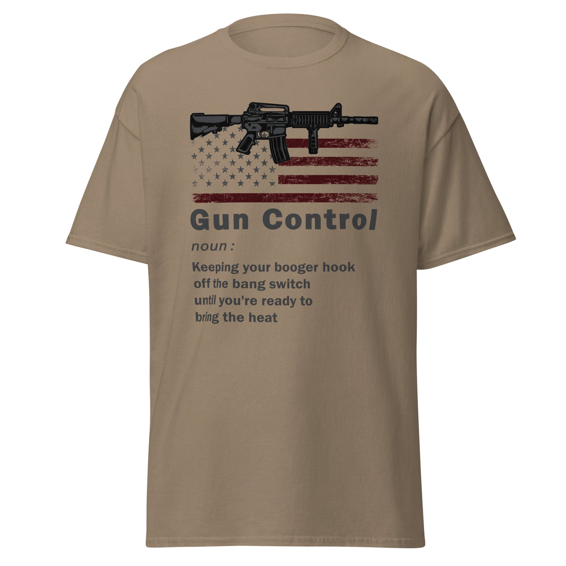 Liberty & Lead Apparel Brown Savana / S Gun Control - Men's Classic Tee