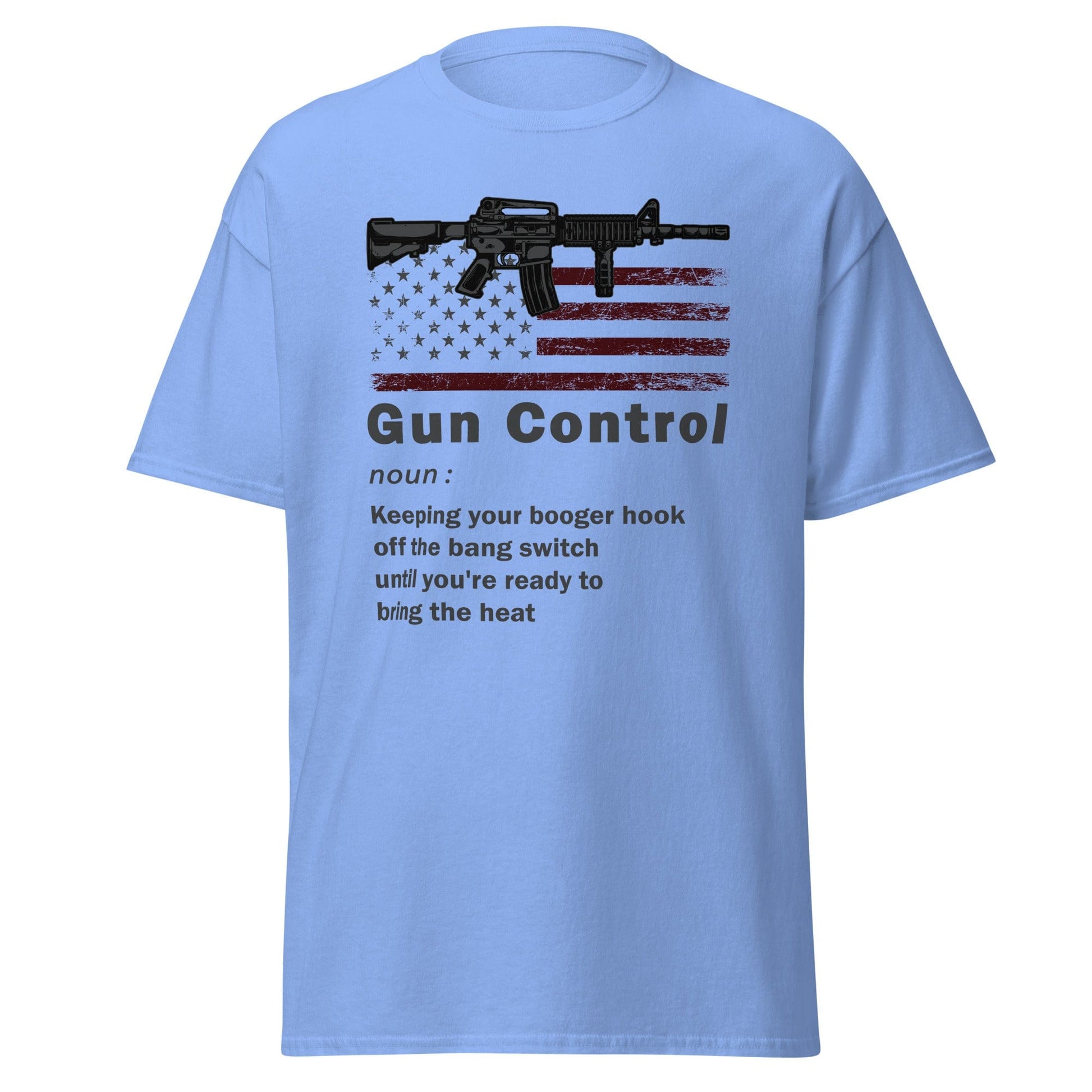 Liberty & Lead Apparel Carolina Blue / S Gun Control - Men's Classic Tee