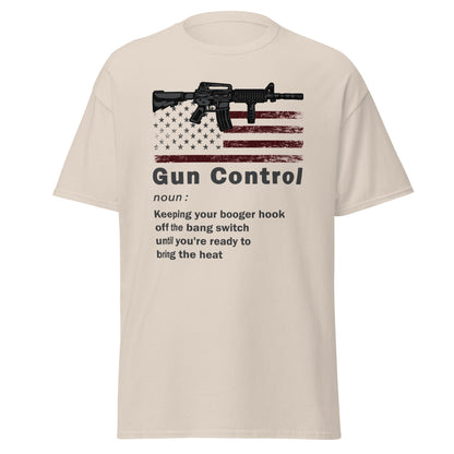 Liberty & Lead Apparel Natural / S Gun Control - Men's Classic Tee