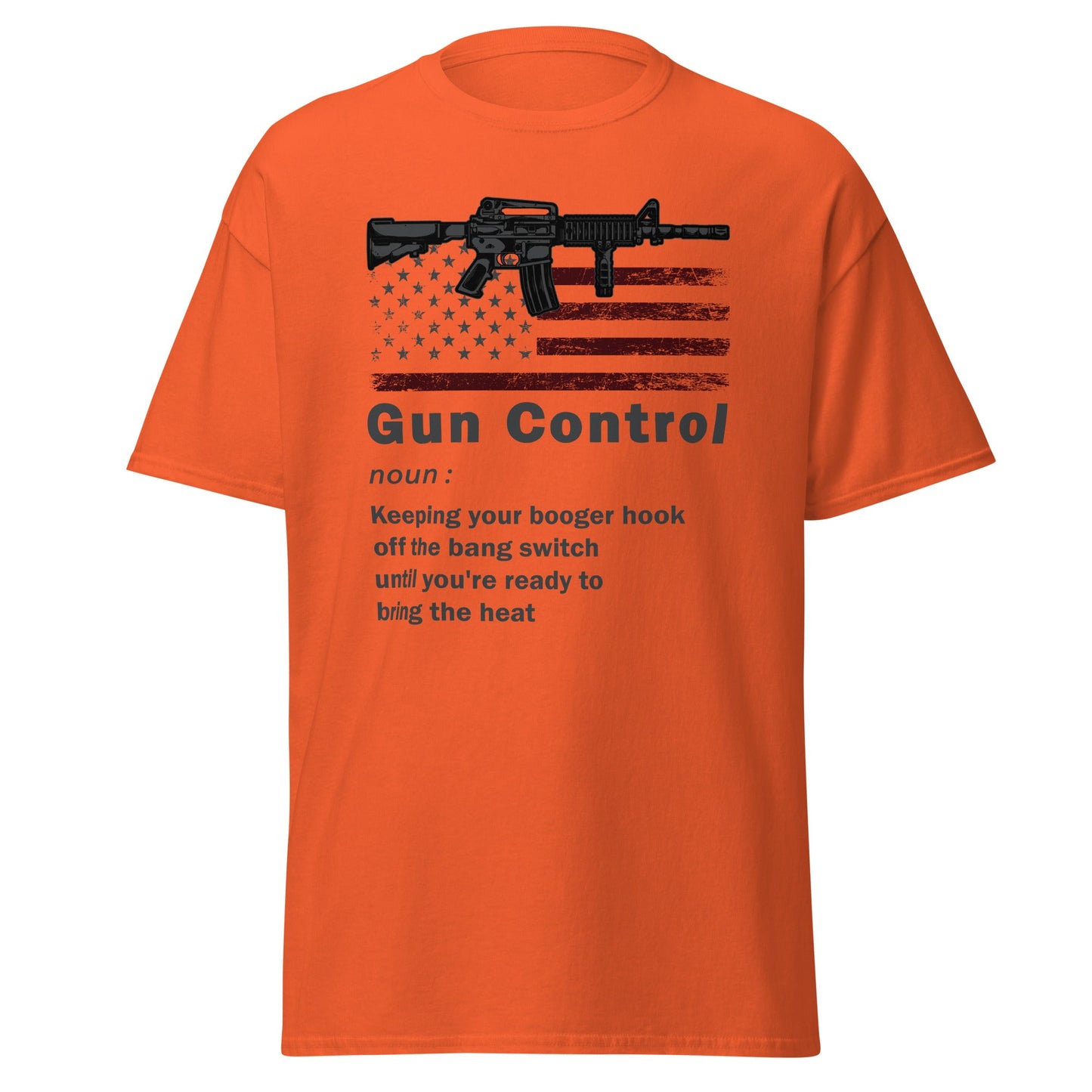 Liberty & Lead Apparel Orange / S Gun Control - Men's Classic Tee