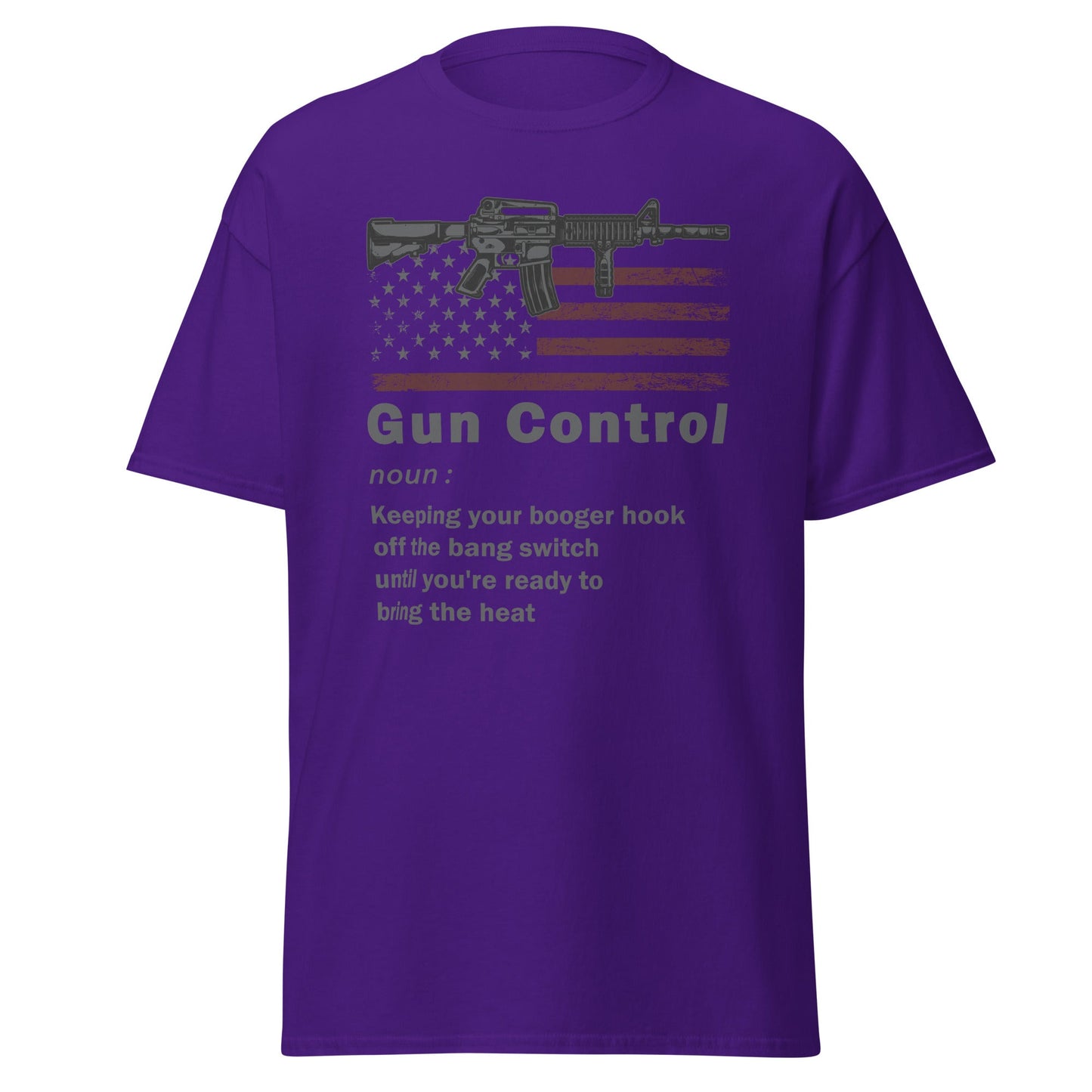 Liberty & Lead Apparel Purple / S Gun Control - Men's Classic Tee