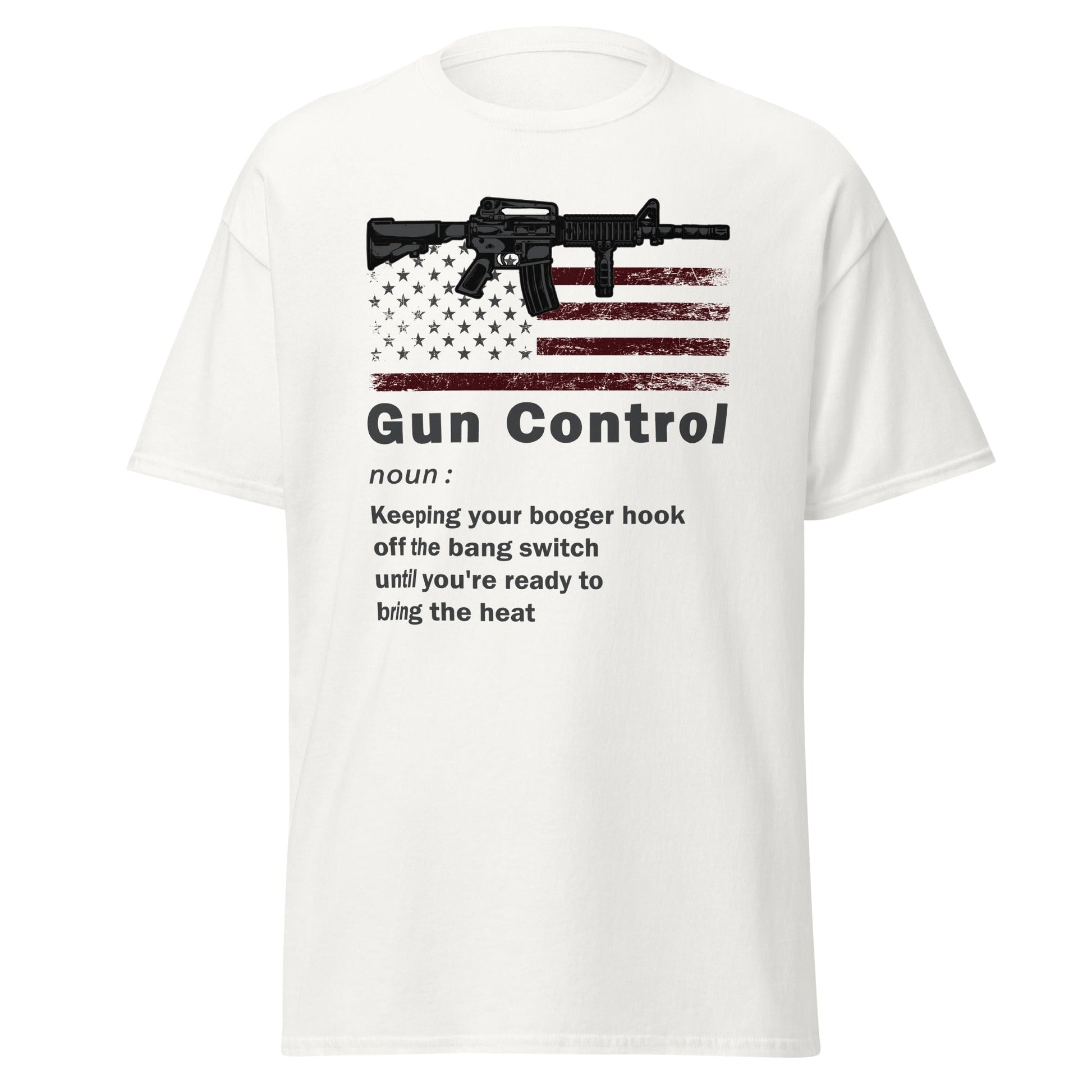 Liberty & Lead Apparel White / S Gun Control - Men's Classic Tee