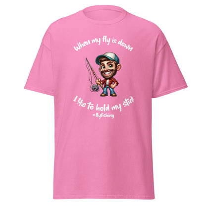 Liberty & Lead Apparel Azalea / S I Like to Hold My Stick - Men's classic tee