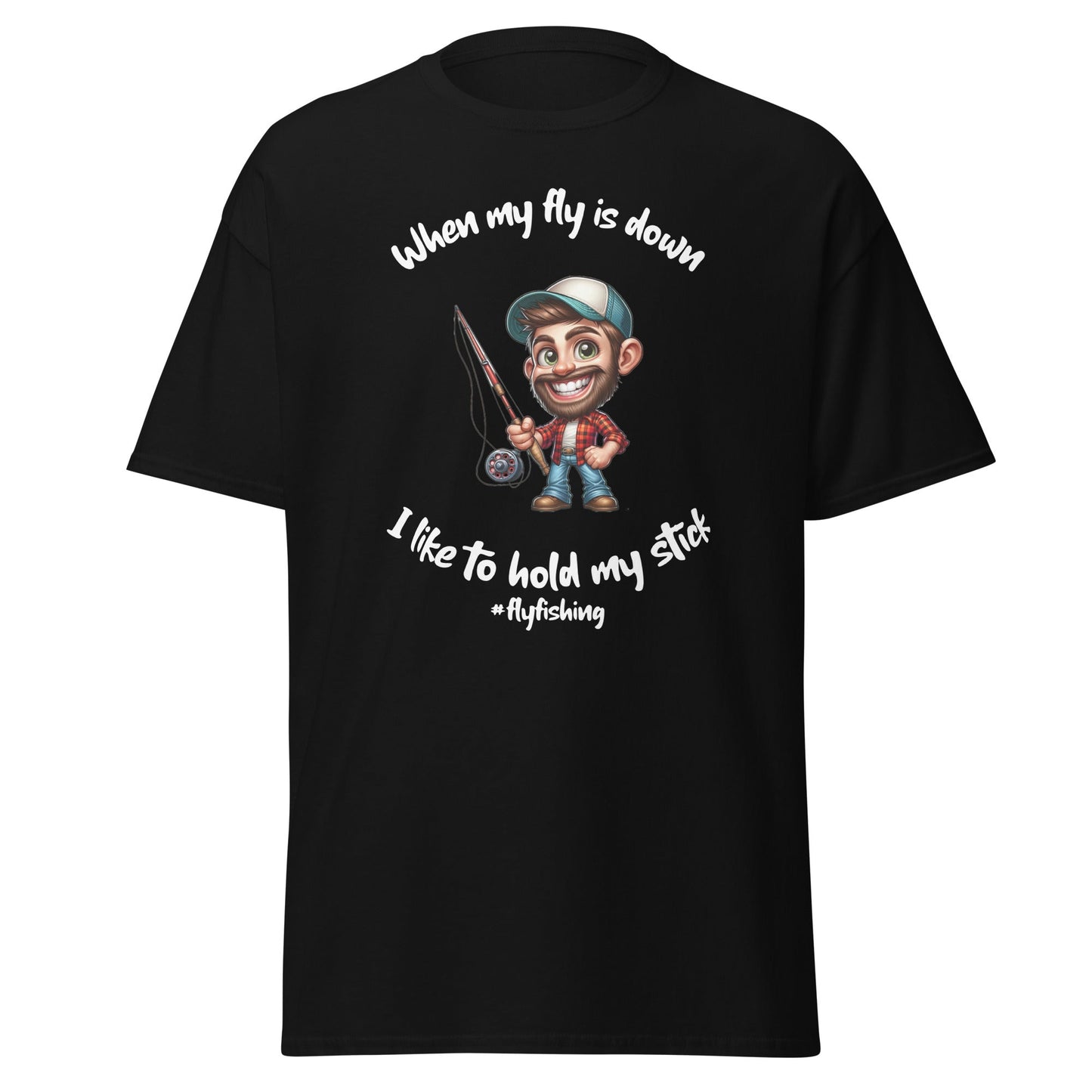 Liberty & Lead Apparel Black / S I Like to Hold My Stick - Men's classic tee