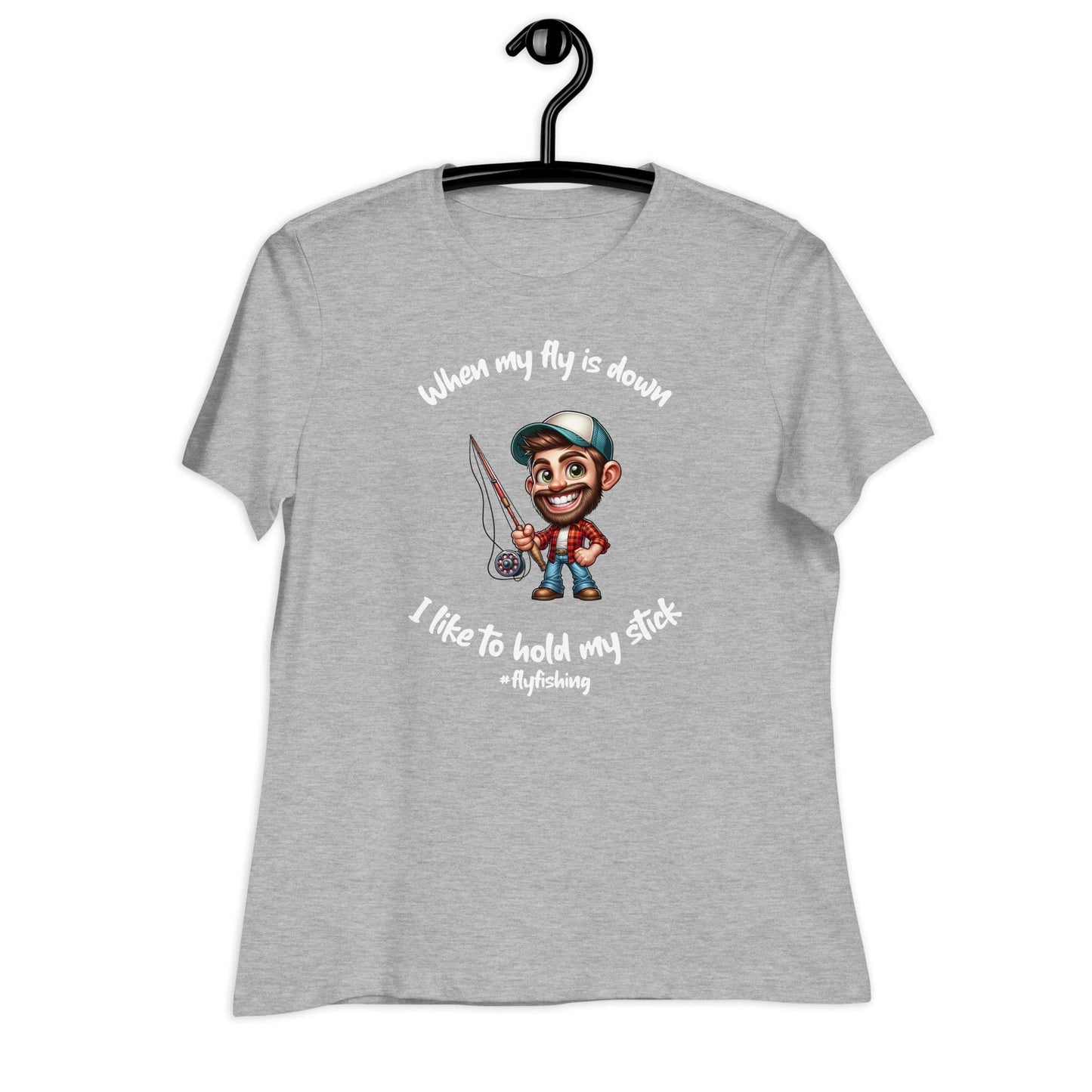 Liberty & Lead Apparel I Like to Hold My Stick - Women's Relaxed T-Shirt