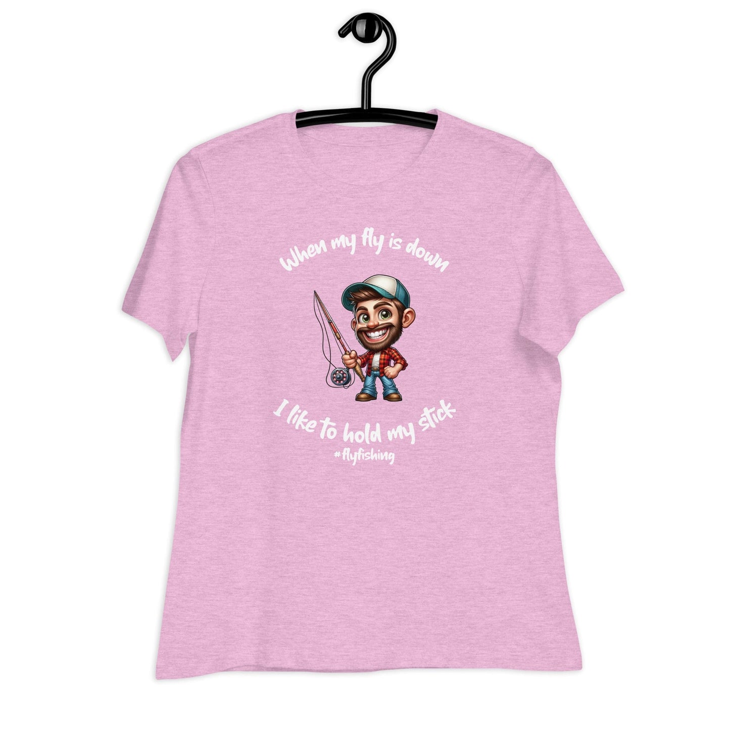 Liberty & Lead Apparel I Like to Hold My Stick - Women's Relaxed T-Shirt