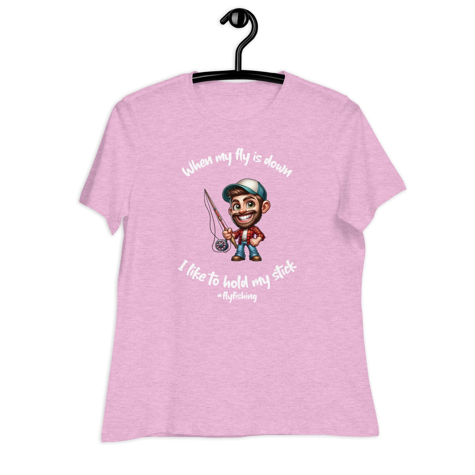 Liberty & Lead Apparel I Like to Hold My Stick - Women's Relaxed T-Shirt