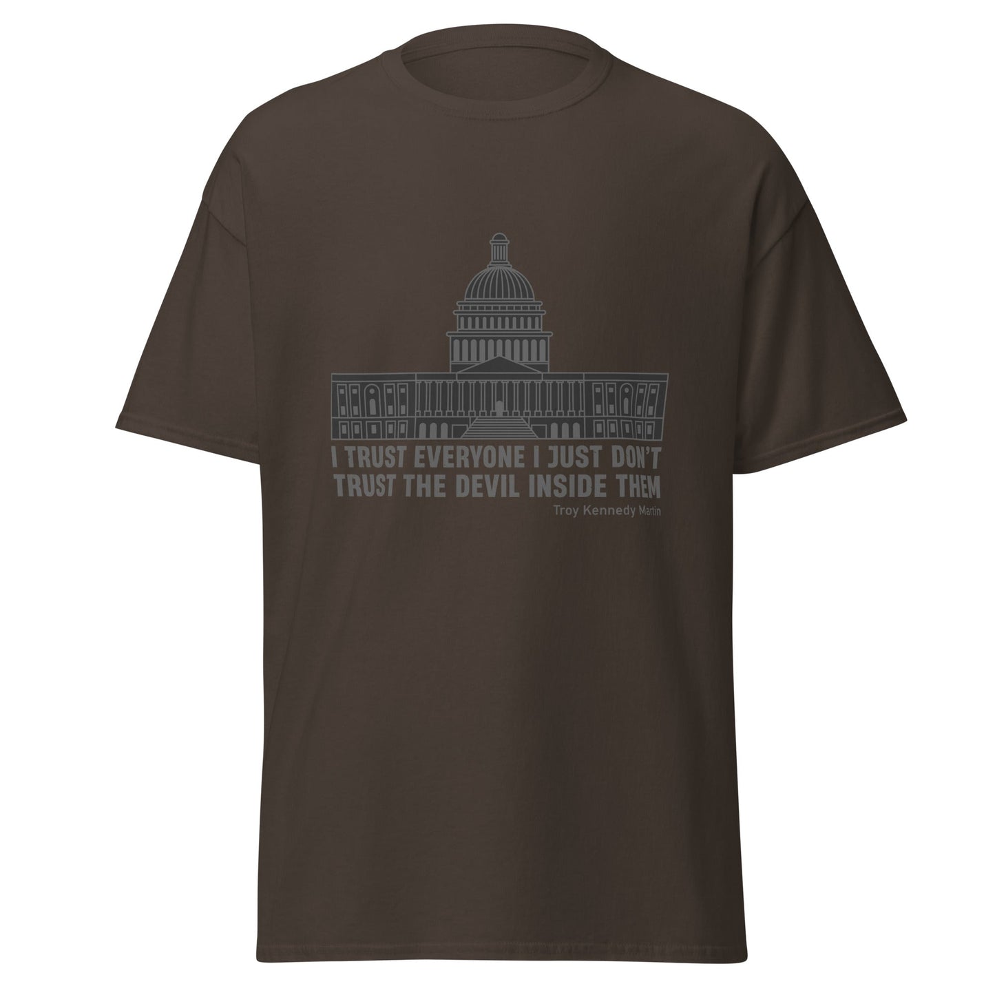 Liberty & Lead Apparel Dark Chocolate / S I Trust 2 - Men's Classic Tee